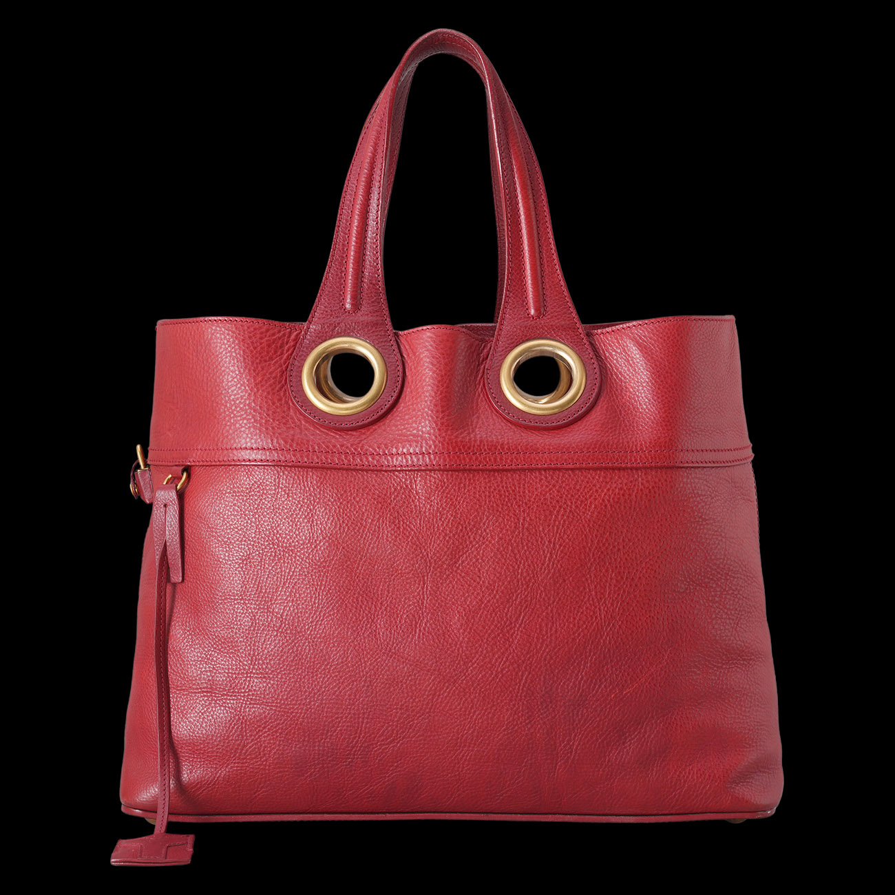 YVES SAINT LAURENT(USED)생로랑 191854 레더 숄더백